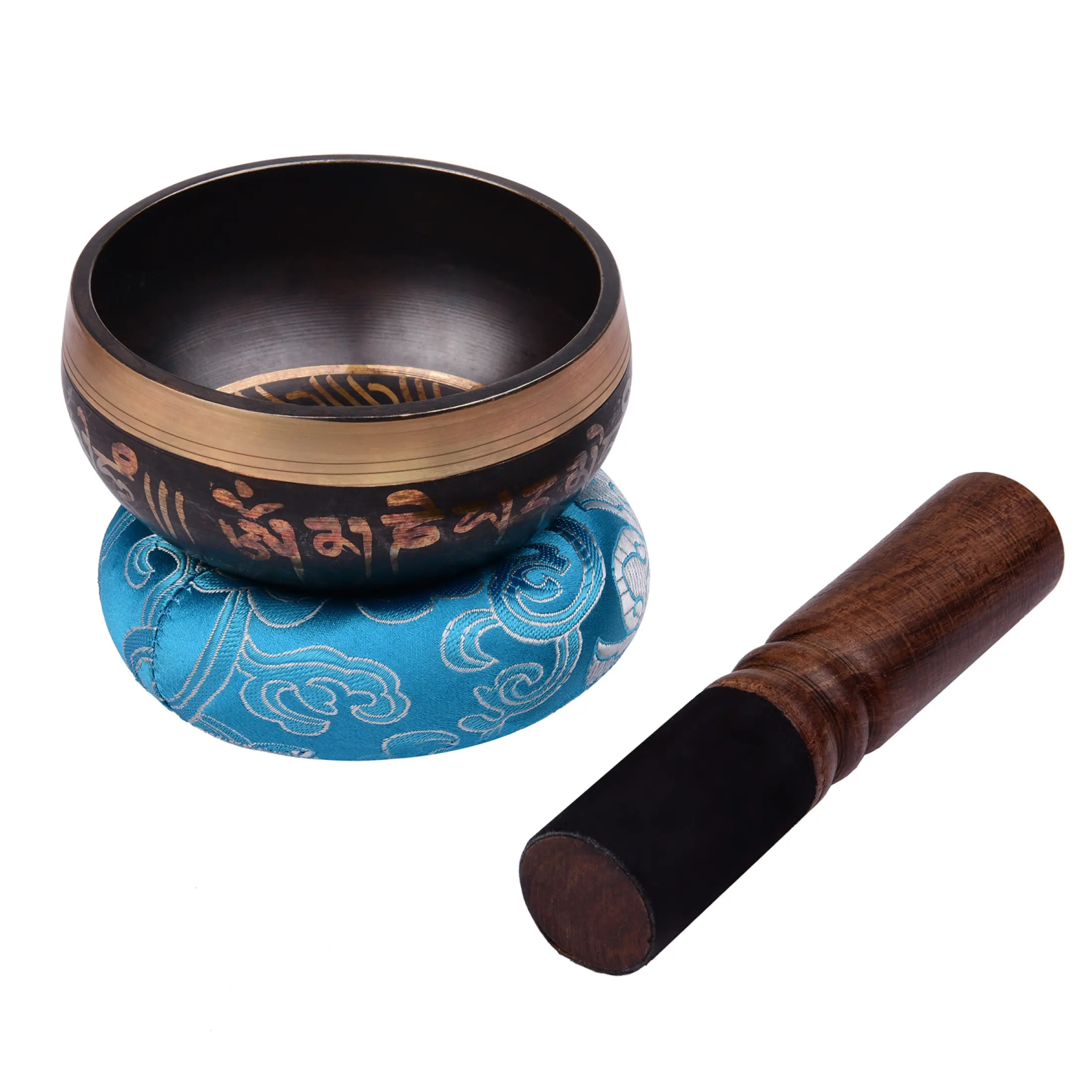Ammoon Tibetan Singing Bowl Set With 10 5cm 4inch Handmade Metal Sound Bowl Soft Cushion Random Color Delivery Wooden Striker For Meditation Sound Chakra Healing Yoga Relaxation Lazada Singapore