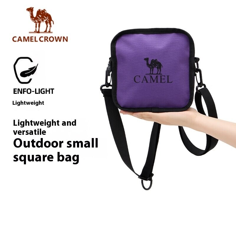Camel Crown Sports Shoulder Bag Crossbody Bag Fitness Small Square Bag Casual Satchel Bags Cycling Bag Shoulder Backpacks ราคา 140 บาท*ส่งฟรี