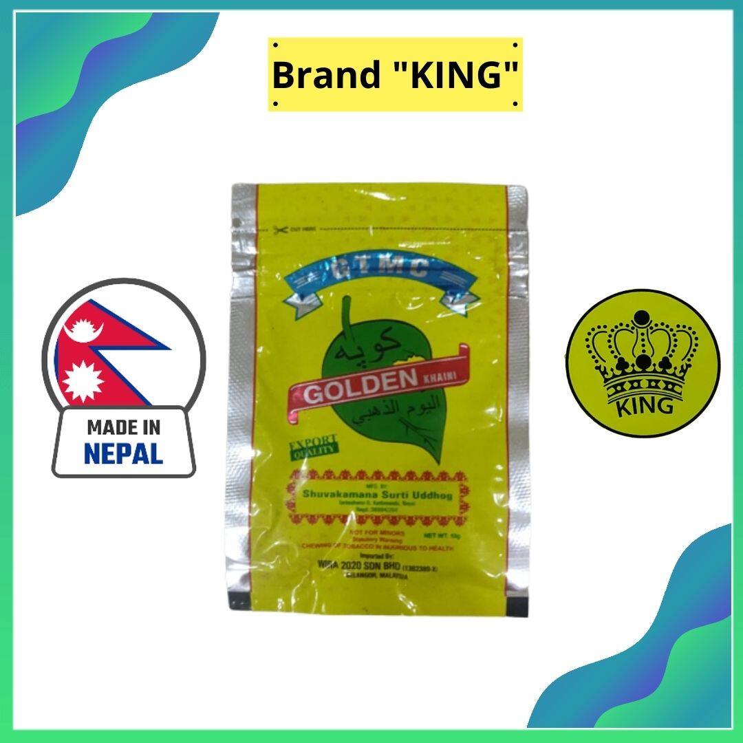 golden nepal tobacco GOLDEN KHAINI | brand/KING | 100% Original Nepal | 10g Halal Khaini Single Pack Khaini - Lazada golden nepal tobacco GOLDEN KHAINI | brand/KING | 100% Original Nepal | 10g Halal Khaini Single Pack Khaini - Lazada