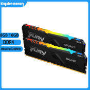 FURY Beast DDR4 RGB 8GB/16GB 2666/3200MHz Desktop Memory