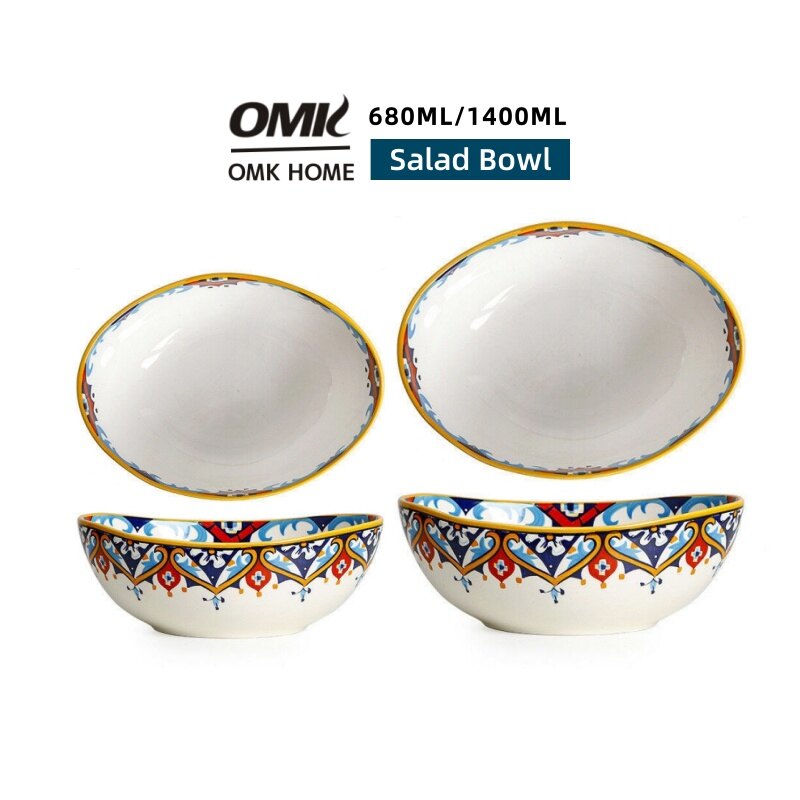 OMK Turkish series Ceramic Boat salad bowl ราคา 421 บาท*ส่งฟรี