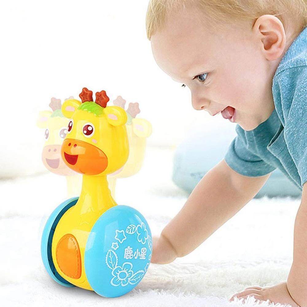 Layopo Kartun Jerapah Boneka Tumbler Roly Poli Mainan Bayi Lucu Mainan Bel Dering Bayi Baru Lahir 3 12 Bulan Awal Pendidikan Mainan Untuk Bayi