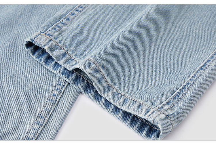 Pantalon Semir Jeans Cool Sense Of Straight pour femmes, style Hong Kong, nouveau petit pantalon de neuf minutes, été 2024