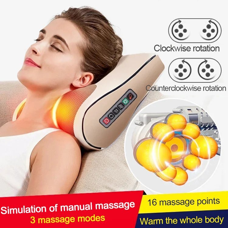 Gambar Sunrichh?Genuine Guarantee?Shoulder and Neck Massager