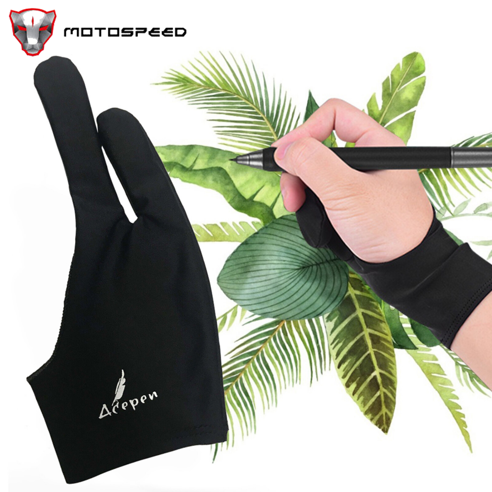 Nghệ Sĩ Găng Tay Găng Tay Vẽ Hai Ngón Chống Bẩn, Làm Giảm Ma Sát Tuyệt Vời Dành Cho Tay Phải Và Tay Trái Cho Ánh Sáng Hộp Tương Thích Với Máy Tính Bảng Vẽ Đồ Họa Ugee \ Huion \ Gaoman \ Bosto