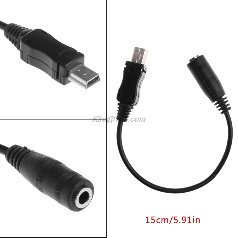 Mini USB 5 Pin Male To 3.5mm Female 