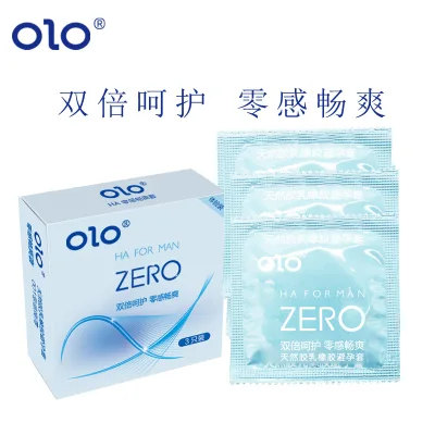 OLO 001 Upgraded Version Condom Ultra Thin Anatomic Long Lasting Dotted Hyaluronic Acid 10pcs/Box Kondom (2)