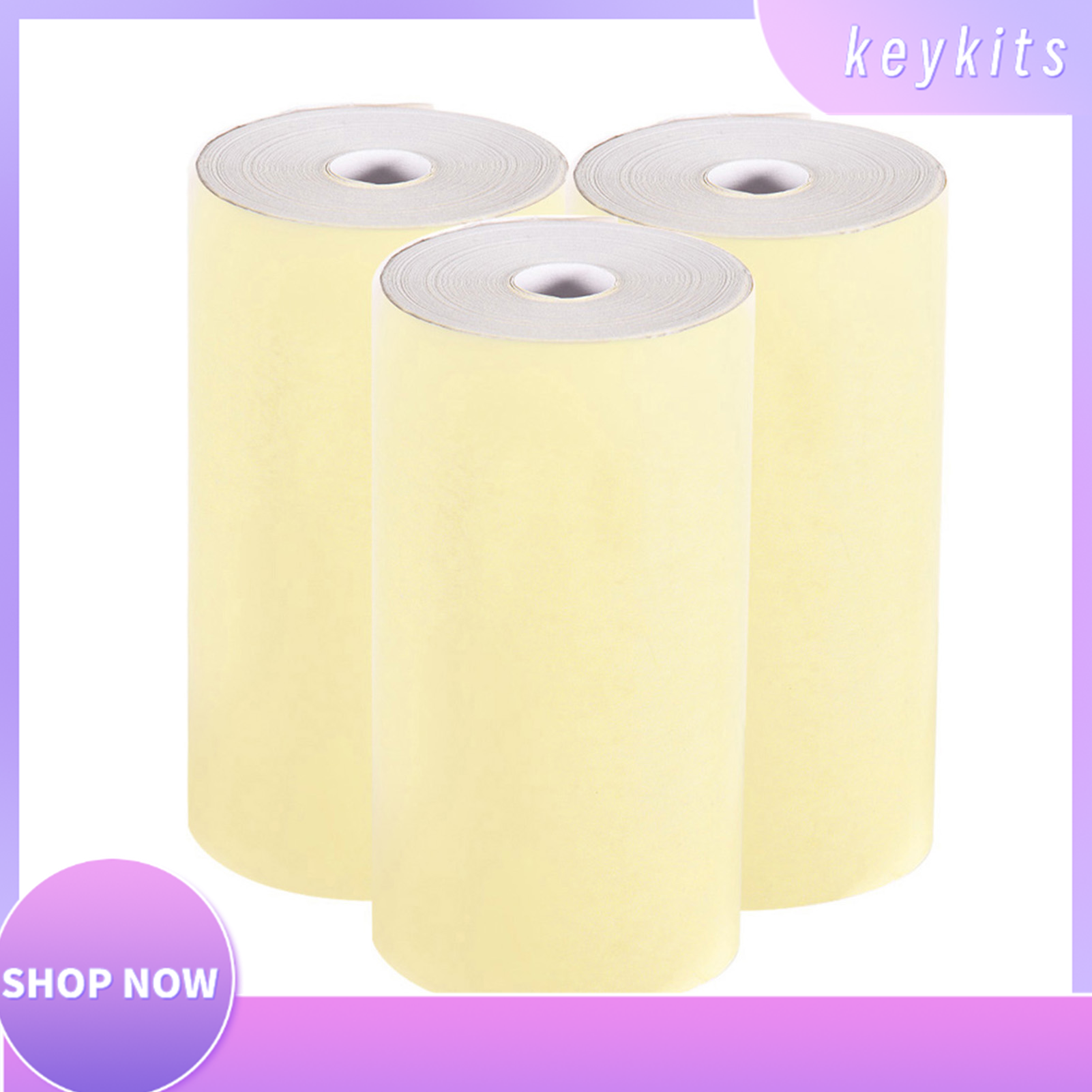 Cuộn Giấy Nhiệt Màu Aibecy Hóa Đơn 57*30Mm Giấy Ảnh In Trong Suốt Dành Cho Máy In Nhiệt Bỏ Túi PeriPage A6, Dành Cho Máy In Ảnh Mini PAPERANG P1/P2 3 Cuộn