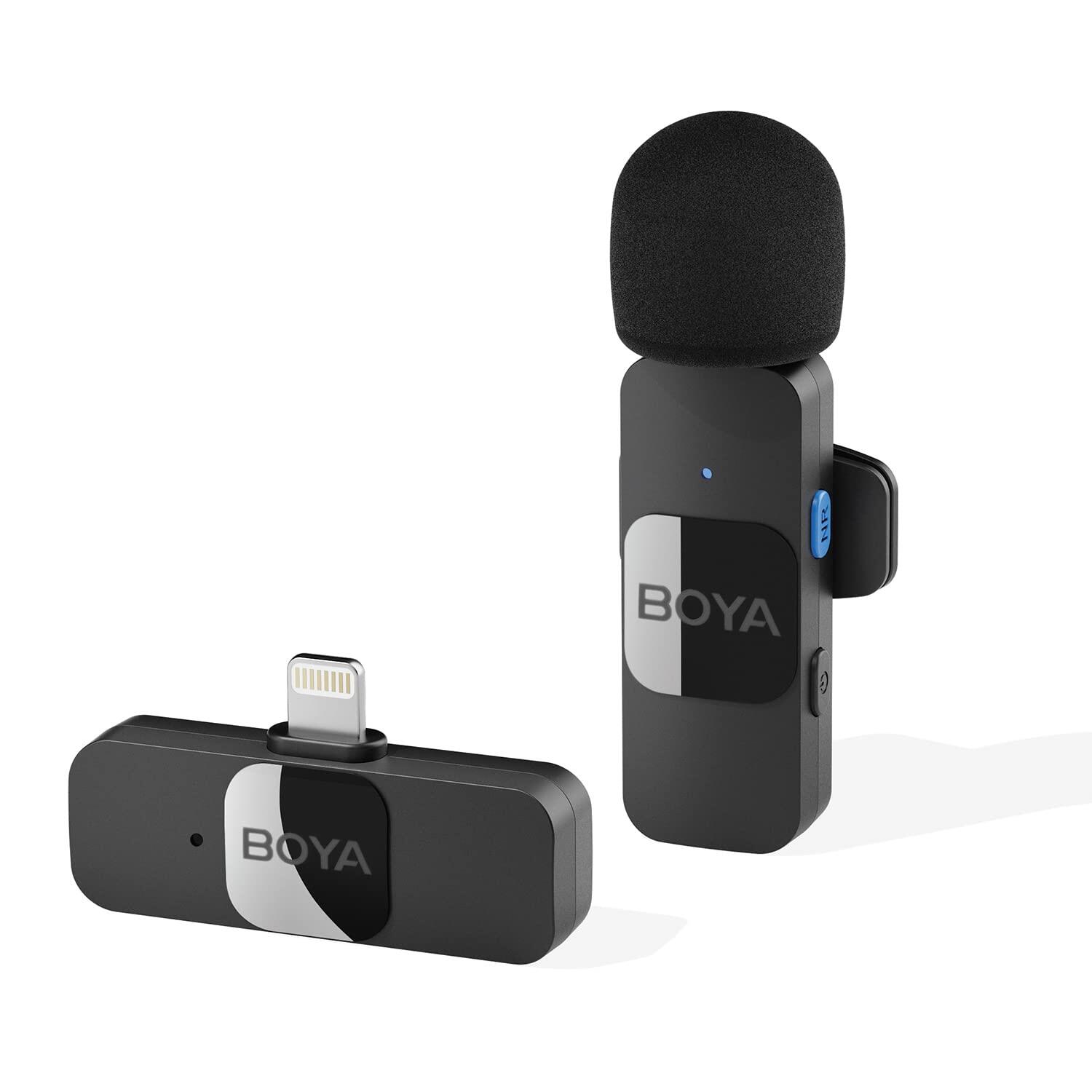 Boya BY-V Micro dây chuyền không dây cho USB hệ điều hành Android C iPhone