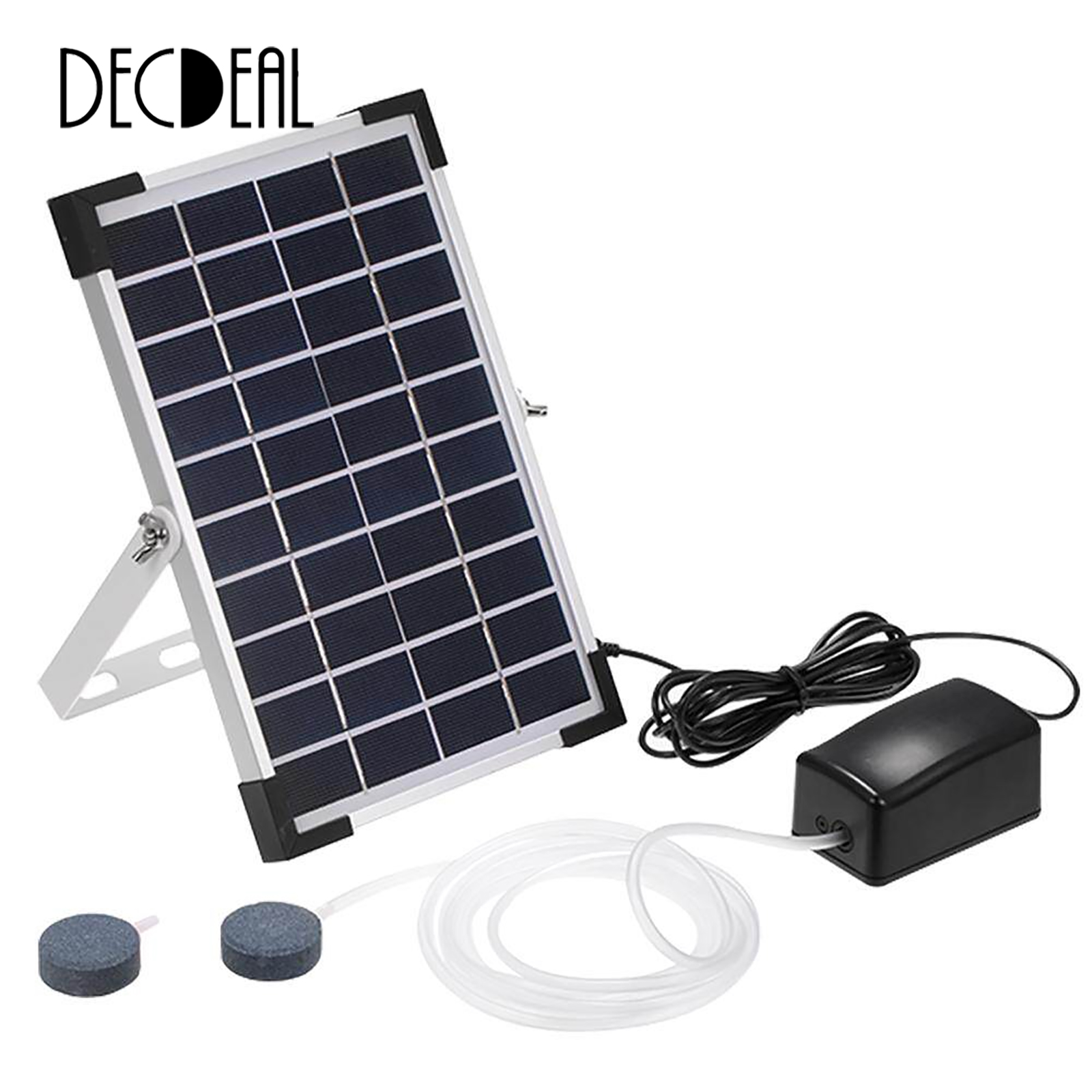Solar Oxygen Pump Fish Tank Oxygenator Aquarium Oxygen Aerator Pond Aerator Air Pump Fishing Aerator Aquarium Airpump with Aquarium Oxygen Pipe Air Bubble Stone ราคา 1,070 บาท*ส่งฟรี