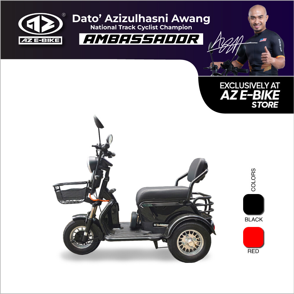 3-Wheel Electric Bike Lightweight Folding Family-Friendly