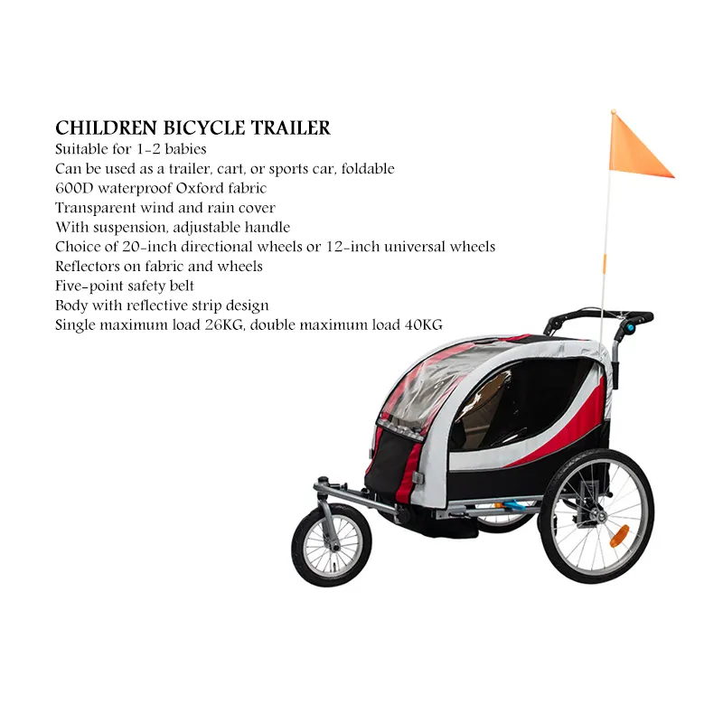 foldable bike trailer stroller