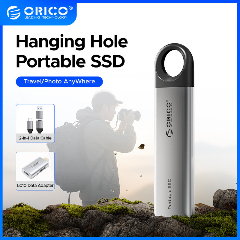 ORICO USB 3.1 Gen2 xách tay SSD 4TB/2TB/1TB/512GB/256GB bên ngoài trạng thái rắn Loại C 10gbps M.2 N