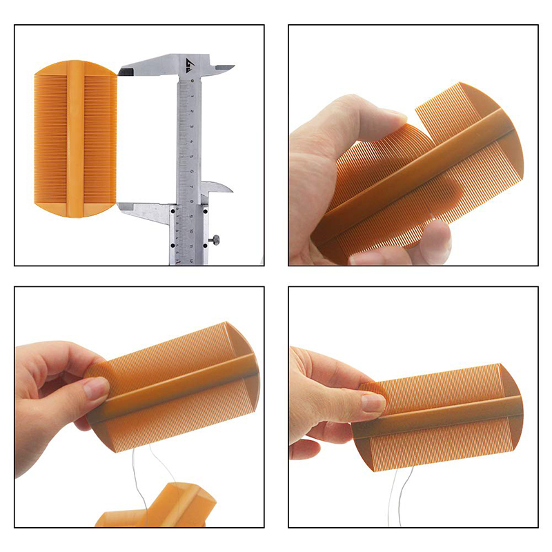 Lược chấy cho trẻ em để loại bỏ chấy Lược màng mịn loại bỏ chấy trứng Lược chấy vật liệu mềm không đau loại bỏ trứng và người lớn chống chấy
