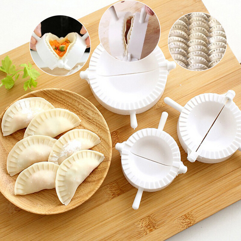 Tự làm khuôn làm bánh bao Dụng cụ ép bột bánh nhân thịt ravioli công cụ Hướng dẫn sử dụng khuôn làm bánh hấp thiết bị nhà bếp nhà công cụ nướng bánh