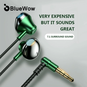 ภาพหน้าปกสินค้าBlueWow BM10 ในหูหูฟังหูฟังแบบมีสายหูฟังเสียงเบสที่หนักแน่นยกเลิกไฮไฟคุณภาพเสียงสายหูฟังชุดหูฟังพร้อมไมโครโฟนHD ที่เกี่ยวข้อง