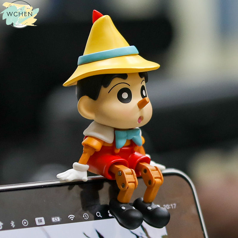 Spot next day delivery16CM Crayon Shin-chan Puppet Pinocchio Handmade Cute