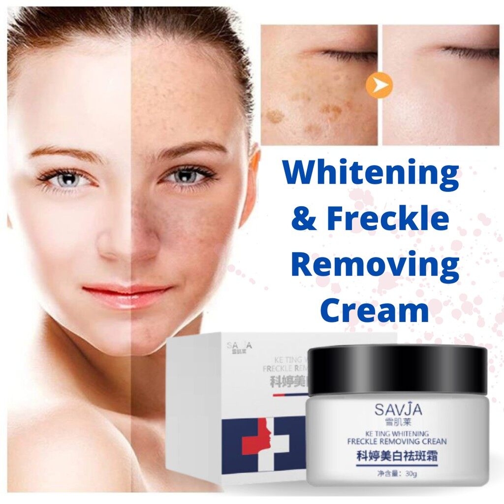 Gambar Freckle Remover Cream 30g Whitening Black Spot Fade Cream Prevent Forming Dark Spots, Fade Spots