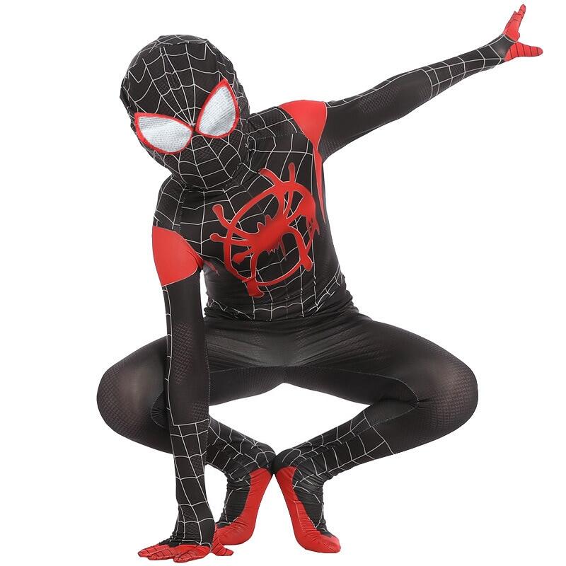 bộ áo liền quần hóa trang nhân vật spiderman phong cách far from home cho các bé - intl 5
