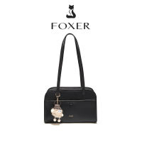 Foxer tote bag for women bag with zipper with cute keychain