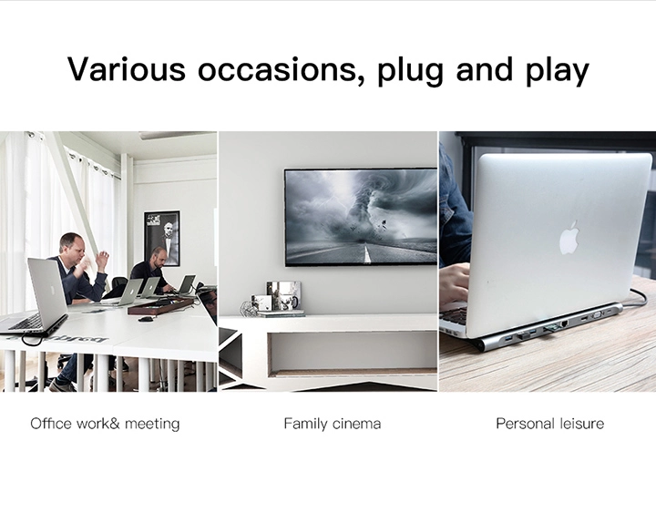 Bộ Hub chuyển đa năng Baseus Enjoyment Series Type C dành cho Smartphone/ Laptop/ Macbook