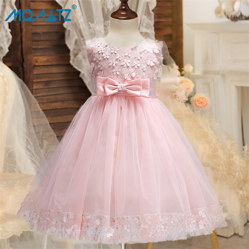  MQATZ cô gái trẻ em váy tiệc cưới cho bé gái Đầm công chúa sinh nhật phù dâu trẻ sơ sinh bebe vestidos christening trang phục ll314 