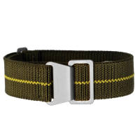 Zhangeer 18mm 20mm 22mm Width French Troops Parachute Bag Elastic Watch Strap Nylon Watchbands Mans Universal Smart Watch Fabric Wristband