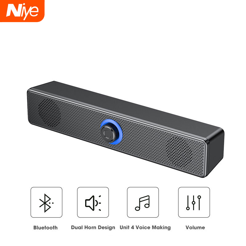 Niye E350 có dây loa bluetooth thanh âm thanh loa đa phương tiện HIFI loa rạp hát tại nhà Loa PC Loa TV