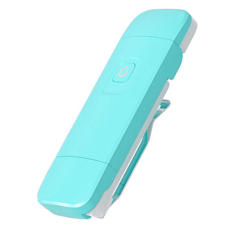 LED Card Book Lamp USB Rechargeable Reading Lamp Bedside Clip-on Warm White Light Adjustable Portable Bookmark Lamp