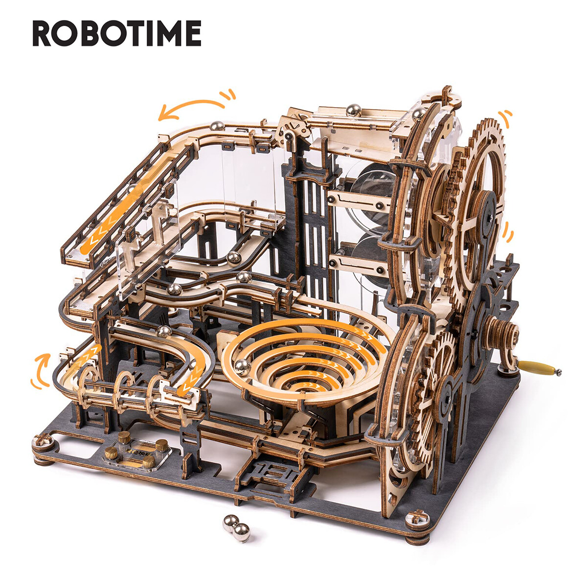 Robotime ROKR Marble Night City 3D Wooden Puzzle Games Model Toys for Children Kids Birthday Christmas Gift - LGA01