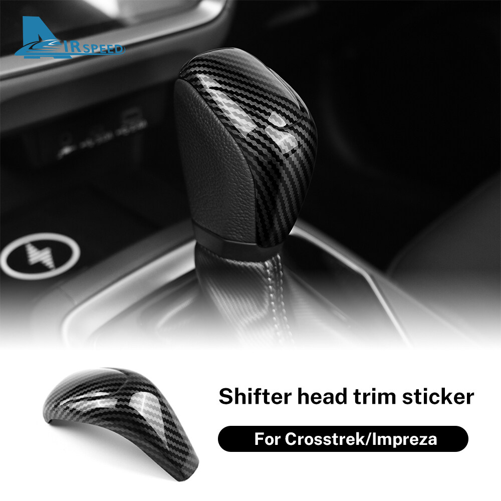 For Subaru Crosstrek Impreza 2024 Car Shifter Head Trim Sticker Airspeed