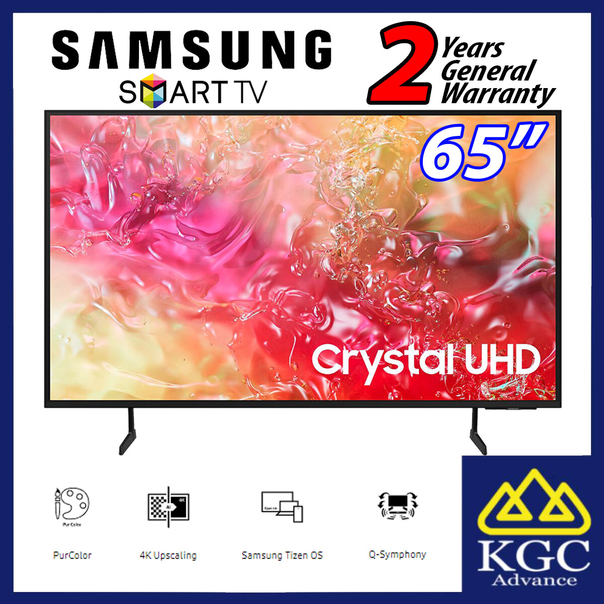 (Free Ship) Samsung 65" Crystal UHD DU7000 4K Smart TV UA65DU7000KXXM