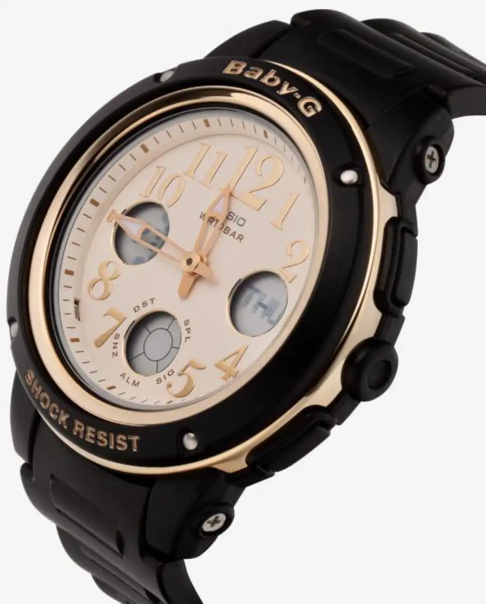 Official Warranty Casio Baby G Bga 151ef 1b Analog Digital Creamy Dial Gold Ion Plated Bezel Black Resin Watch Bga151ef Bga 151ef Bga151ef 1b Bga 151ef 1bdr Lazada