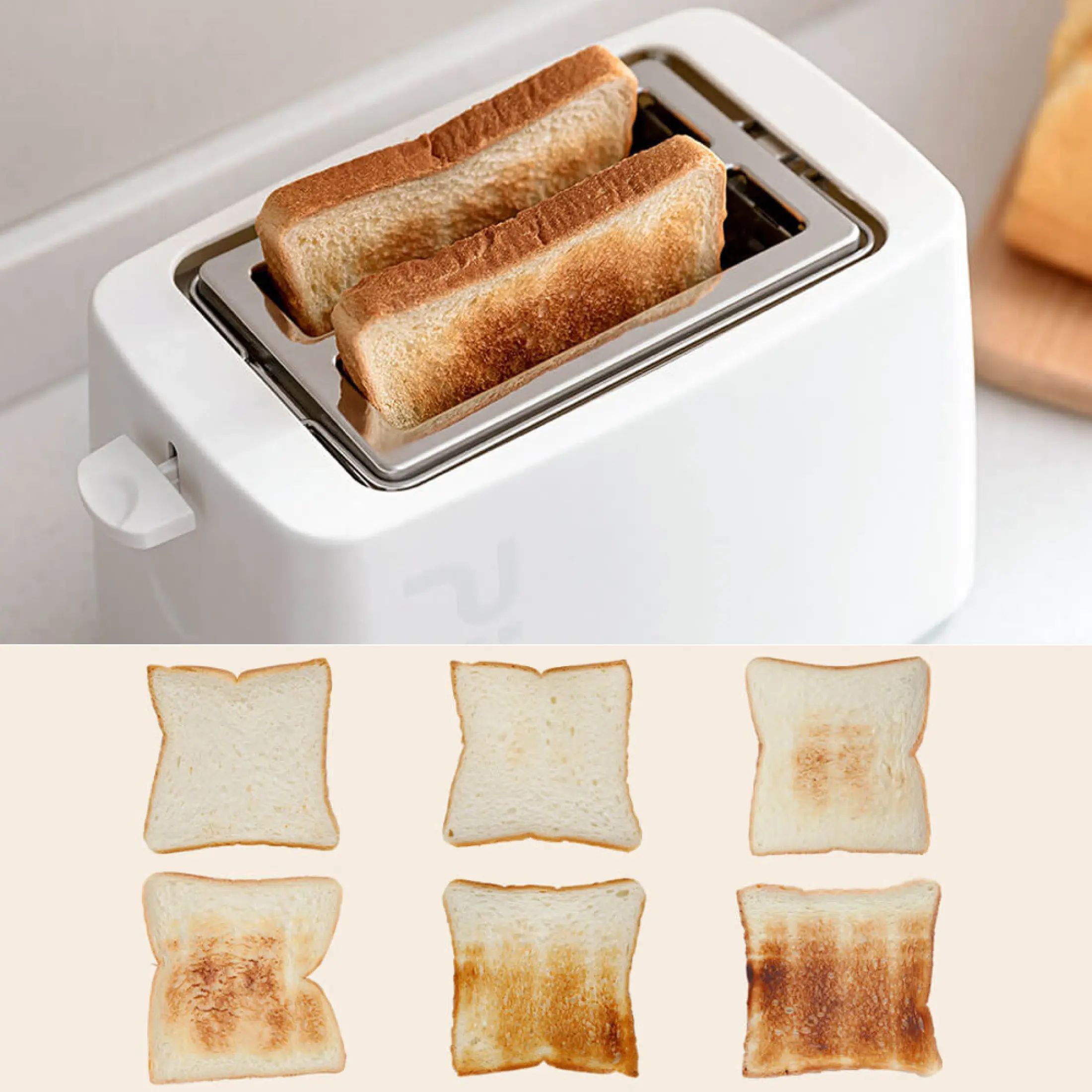 Xiaomi Pinlo Máy Nướng Bánh Mì Máy Làm Bánh Mì Bằng Điện Cho Bữa Sáng