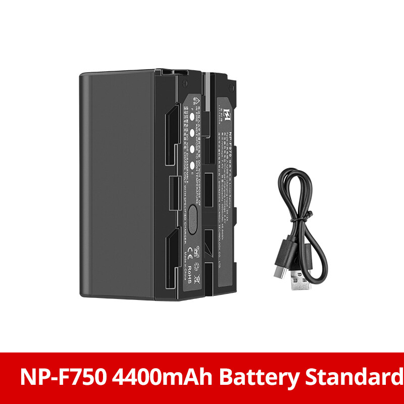 Laleader NP-F970 NP-750 NP-F550 Pin cho LED phổ biến đèn chiếu sáng phụ \ Monitor Li-ion pin 6600mAh