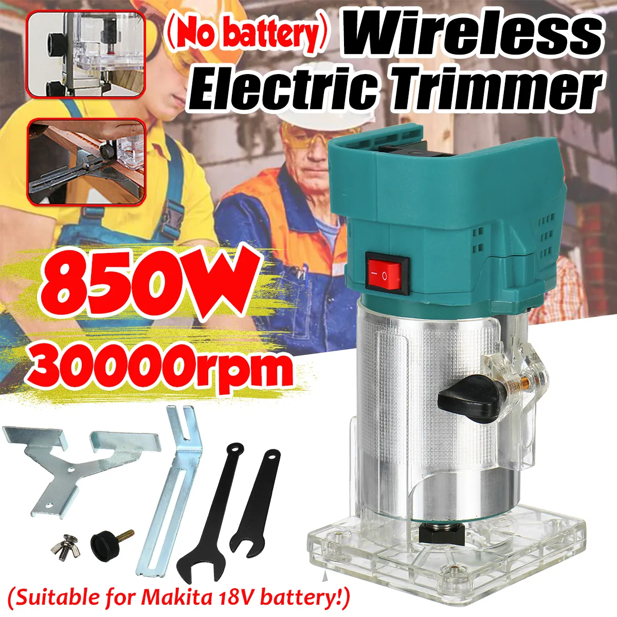 electric trimmer without battery