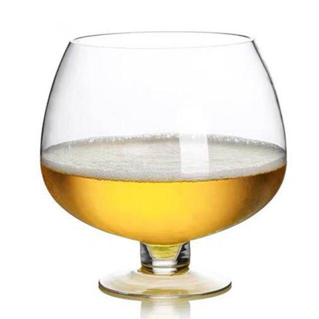 Gambar high quality Huge oversized glasses super giant large capacity beer large red hero goblet glass cup