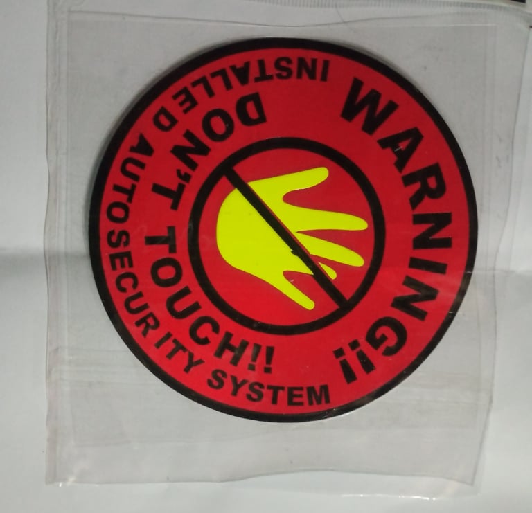 LOGO Reflective Emblem Decal Car Bike Sticker Logo (5x5 Inch)