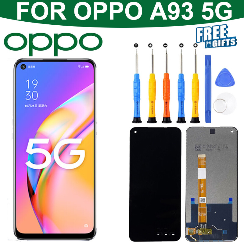 6.5 "Original LCD cho A93 5g pcgm00 Màn hình LCD Bộ linh kiện số của màn hình cảm ứng thay thế linh kiện sửa chữa