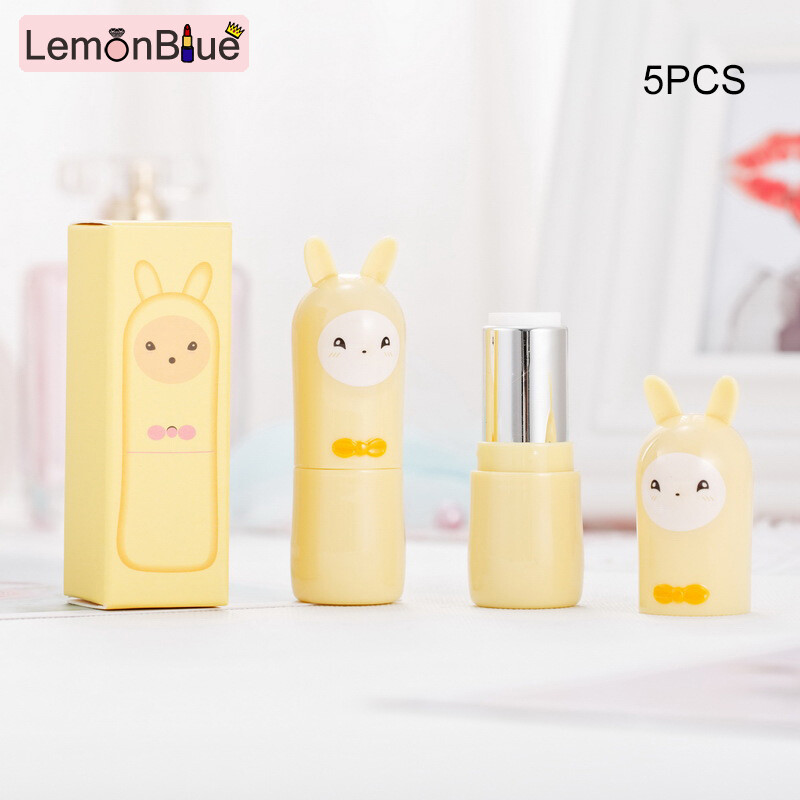 Gambar Lipstick Empty Tubes 12.1mm Cute Cartoon Alpaca Lip Balm Containers Refillable for DIY Homemade Cosmetic Lipsalve Sample 12.1mm Cute Cartoon Alpaca Lip Balm Containers Refillable Cute Cartoon Empty Lipstick Empty Tube