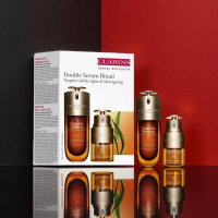 Official Authentic Clarins Double Serum Face & Eyes Collection Set (50ml + 20ml) [VALUE DUO SET]