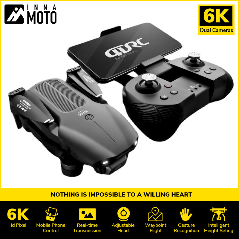 NEW F9 GPS Plane 6K Dual HD Camera Professional Aerial Photography Brushless Motor Foldable RC Helicopter ราคา 4,291 บาท*ส่งฟรี