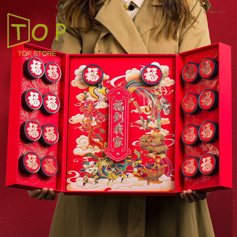 Gambar [Good quality, fast delivery] Dahongpao tea gift box   tea wood high end gift box 250g ????????