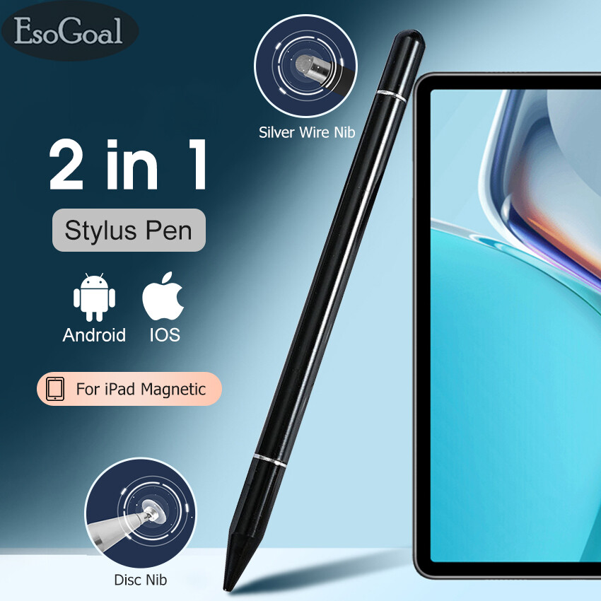 Esogoal bút cảm ứng bút điện dung 2 trong 1 bút màn hình cảm ứng bút cảm ứng từ tính thụ động bút cảm ứng thông dụng bút vẽ cho iphone android ipad