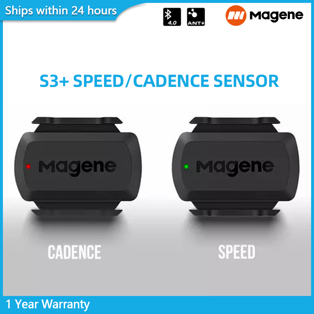 Magene cảm biến nhịp tốc độ s3 cảm biến xe đạp ant bluetooth đồng hồ tốc độ xe đạp cảm biến tốc độ kép zwift chống nước ipx7