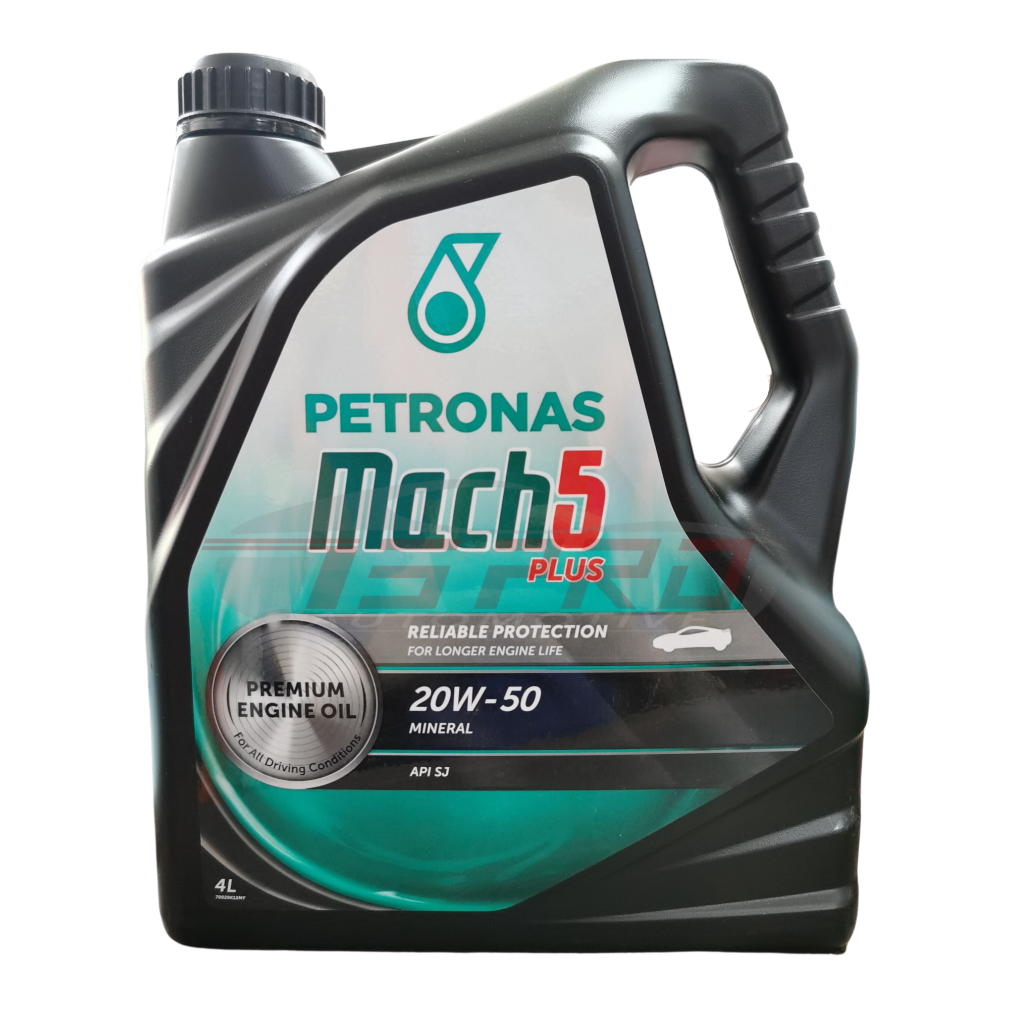 Petronas Mach5 Plus 20W50 20W-50 Engine Oil 4L Mileage 5000km Premium Mineral