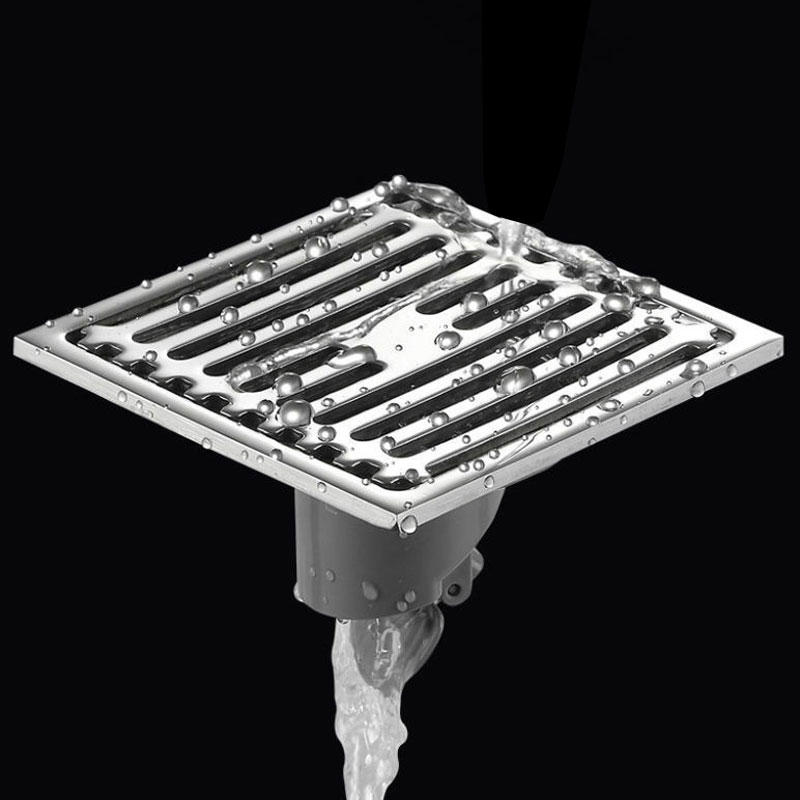 ZOOKV Phòng Tắm Bộ Lọc Ống Thoát Đặt Dưới Sàn Sâu (Chống Mùi) Hai Công Dụng Chống Chặn Tóc Bộ Lọc Chống Tắc Chống Gián Chống Côn Trùng Bẫy Sàn D03