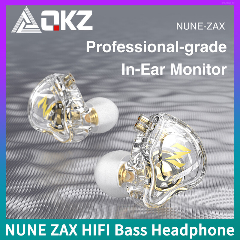 Qkz Nune-Zax dàn Hi-Fi trầm Tai nghe kèm Micro Có Thể Tháo Rời Audiio Cáp