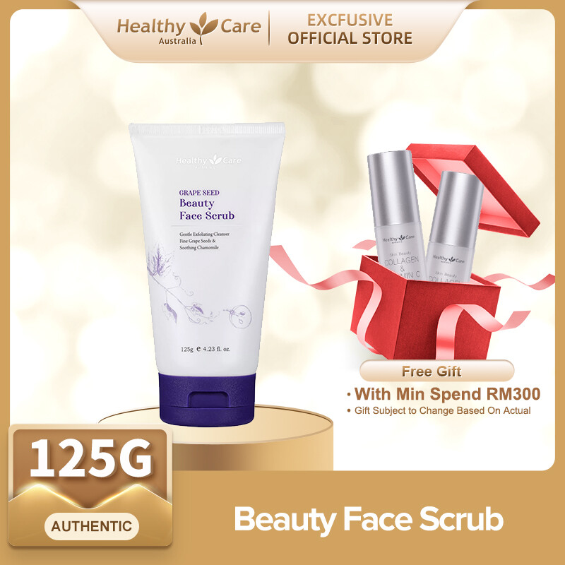 Gambar Healthy Care Grape Seed Beauty Face Scrub Cleanser 125g ????????