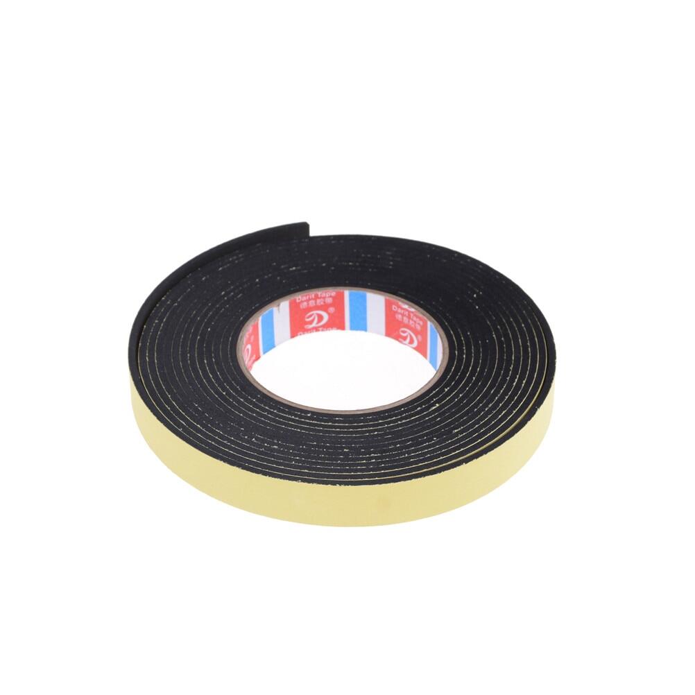 5m Black Single Sided Self Adhesive Foam Tape Closed Cell 20mm Wide x 3mm Thick